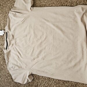 Hollister Men's Tan Short Sleeve Tee